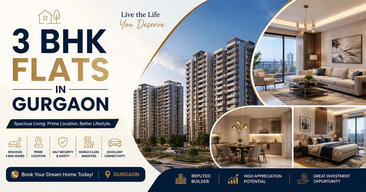 Ready to Move 3 BHK Flats in Gurgaon Under ₹2 Crore: Complete Buying Guide