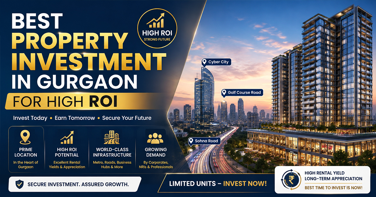 Best Property Investment in Gurgaon for High ROI